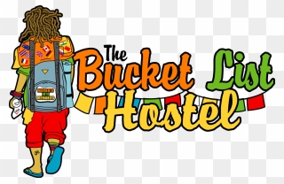 Bucket List Hostel Logo Clipart