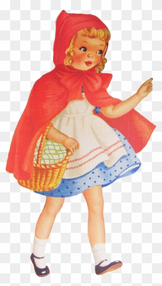 Little Red Riding Hood With Gun Clipart