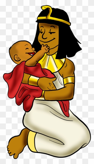 Moses Clipart Moshe - Baby Moses And Pharaoh's Daughter - Png Download