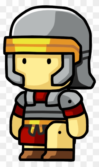 Gladiator Clipart Crusader - Roman Soldier Cartoon - Png Download