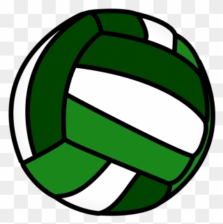 Volleyball Clipart Green, Volleyball Green Transparent - Green Volleyball Clipart - Png Download