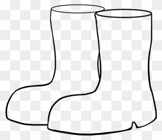 How To Draw Boots - Easy Drawing Of Boots Clipart
