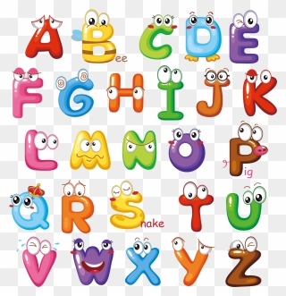Cute Clip Art Letters - Png Download