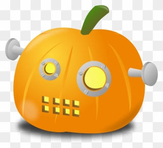Pumpkin Icons Png Free - Pumpkin Robot Clipart
