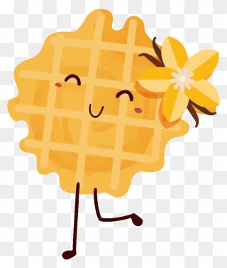 Waffle Cartoon Png Clipart