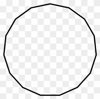 13 Sided Polygon Clipart