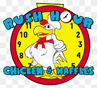 Transparent Chicken And Waffles Clipart - Rush Hour Chicken And Waffles - Png Download