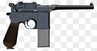 Gun Accessory,machine Gun,gun Barrel - Mauser C96 Clipart - Png Download