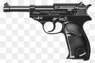 Vector Handguns Revolver - Walther P38 Airsoft Gun Clipart