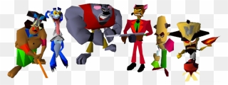 Crash 1"s Boss Roster - Crash Bandicoot Boss Papu Papu Clipart