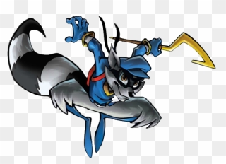 Crash Bandicoot Clipart Sly - Sly Cooper - Png Download
