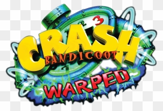 Crash Bandicoot 3 Warped Logo Png Clipart , Png Download - Crash Bandicoot 3 Png Transparent Png