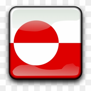 Gl - Grönland Bayraği Png Clipart