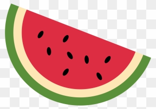 Fruit, Melon, Vegetable, Vegetables, Vegetarian, Watermelon - Watermelon Emoji Png Clipart