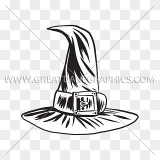 Witch Hat Production Ready Artwork For T Shirt Printing Clipart