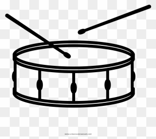 Snare Drum Coloring Page - Drum Clipart