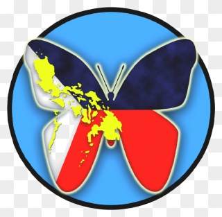 Butterfly Philippine Flag Clipart