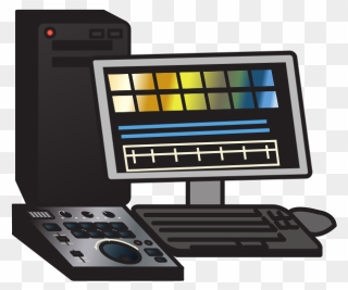 Non-linear Video Editing System - Clip Art Film And Video Editor - Png Download
