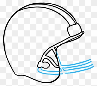 Huge Collection Of "easy Football Helmet Drawing - Draw A Helmet Football But Easy Clipart