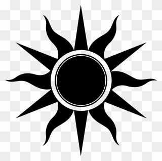 Aztec Sun Clipart Banner Library Stock The Americas - Sun Black And White Transparent - Png Download