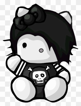 Emo Png - Hello Kitty Emo Png Clipart