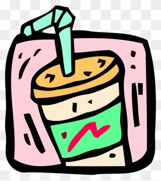 Smoothie Vector Cartoon Drinking Transparent & Png - Clipart Shake Drink