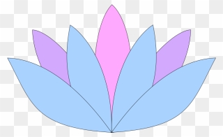 Lavender Lotus Flower Svg Clip Arts - Blue Lotus Flower Clipart - Png Download