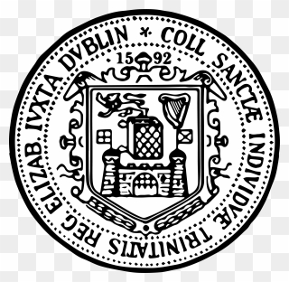 Transparent Bowling Clip Art Black And White - Trinity College Dublin Crest - Png Download