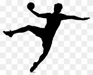 Handball Player Sport Silhouette Photography - Handball Silhouette Png Transparent Clipart