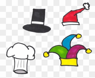 The Complete Team Often Has Someone With Many Hats Clipart