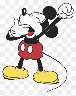 Mickey Mouse Clip Art - Mickey Mouse Yawning - Png Download