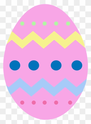 Pink Easter Egg Transparent Clipart