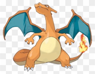 A Bidepal Orange Firstly Dragon With A Cream Underbelly - Pokemon Charizard Transparent Clipart
