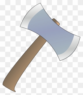 Double Bladed Axe Clipart - Png Download