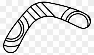 Boomerang Drawing Vector - Drawing Of A Boomerang Clipart