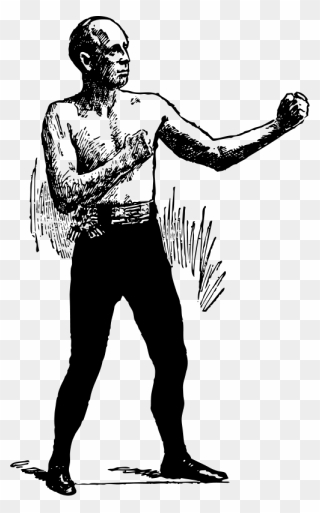 Free Clip Art "bob Fitzsimmons Pugilist - Fighting People Clipart - Png Download