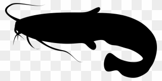 Catfish Silhouette Clipart