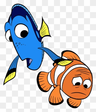 Stingray Clipart Finding Nemo - Marlin From Finding Nemo Drawing - Png Download