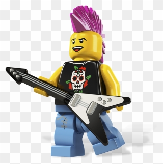 Lego Minifigure Rocker Clipart