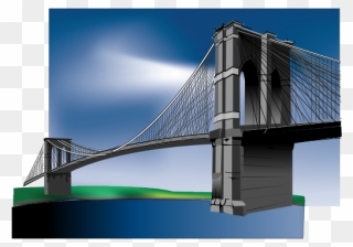 Brooklyn Bridge Clip Art - Brooklyn Bridge - Png Download
