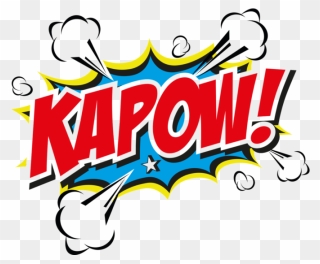 Superhero Kapow Clipart