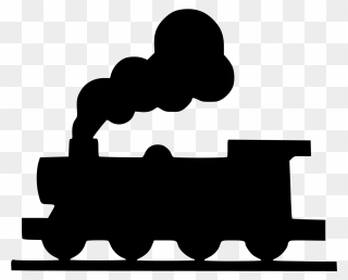 Hogwarts Express Rail Transport Train Harry Potter - Steam Train Silhouette Png Free Clipart
