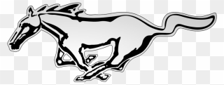 Mascot Vector Mustang - Ford Mustang Logo Png Clipart