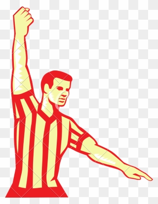 Basketball Referee Png - Personal Foul Hand Signal In Basketball Clipart