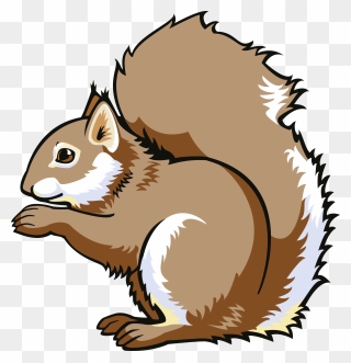Clipart Squirrel Chipmunk - Transparent Background Chipmunk Clipart - Png Download