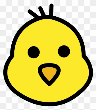 Baby Chick Emoji Clipart - Png Download