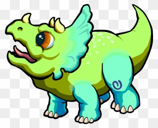Triceratops 02 Clipart - Triceratops - Png Download