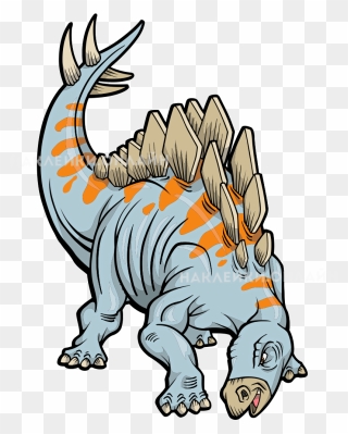 Stegosaurus Dinosaur Triceratops Tyrannosaurus Vector - Stegosaurus Vector Clipart