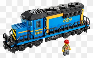 Flatbed Train Car Clipart Banner Library Library Cargo - Lego Train 60052 - Png Download