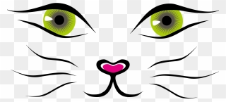 Cat Cartoon Clip Art - Cat Face Vector - Png Download